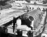 14 M Boat fully laden heading west through Lowtown Lock c 1950s © Conroy Collection