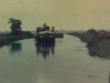 1972 5 Barges at Grand Canal Festa © M Malone