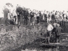 1974 5 Rita Hughes cutting first sod at Turf Cutting © M Malone