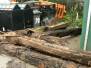 Removing the Remains of the Gates at Cambells Lock